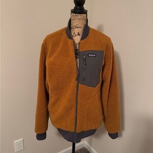 Patagonia Retro-X Bomber Jacket wren Gold  Fleece Sherpa High Pile Men’s Medium